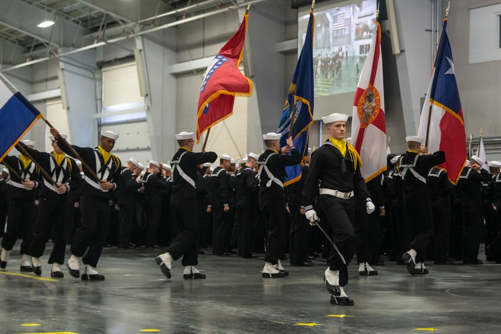 Recruit Training Command Pass in Review