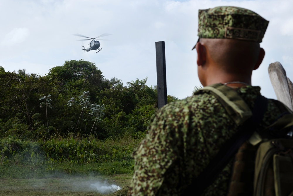 U.S. Marines Visit Colombian Naval Base Turbo