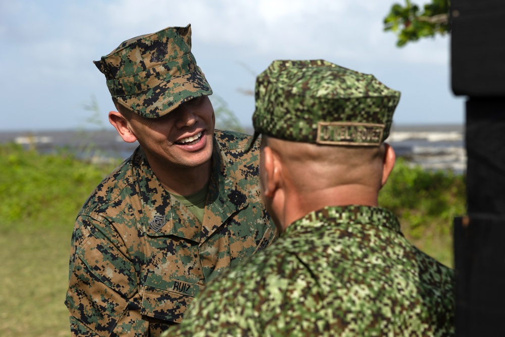 U.S. Marines Visit Colombian Naval Base Turbo