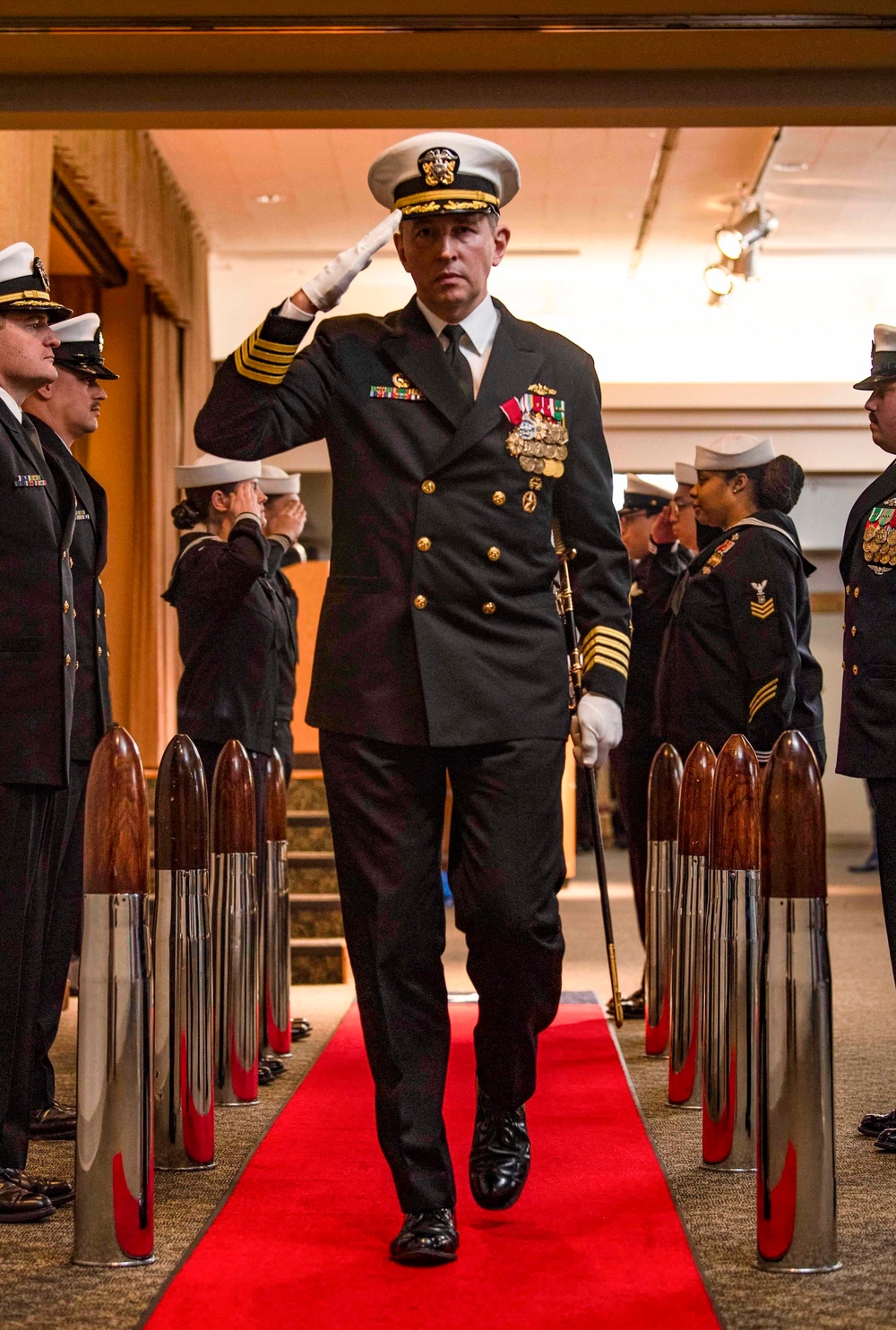 Naval Base Kitsap Holds Change of Command