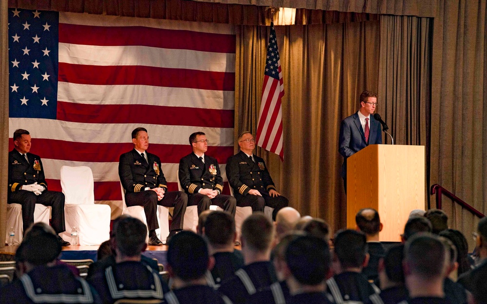 Naval Base Kitsap Holds Change of Command