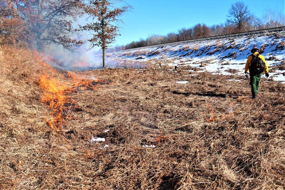 Fort McCoy holds 2023’s first prescribed burn at installation