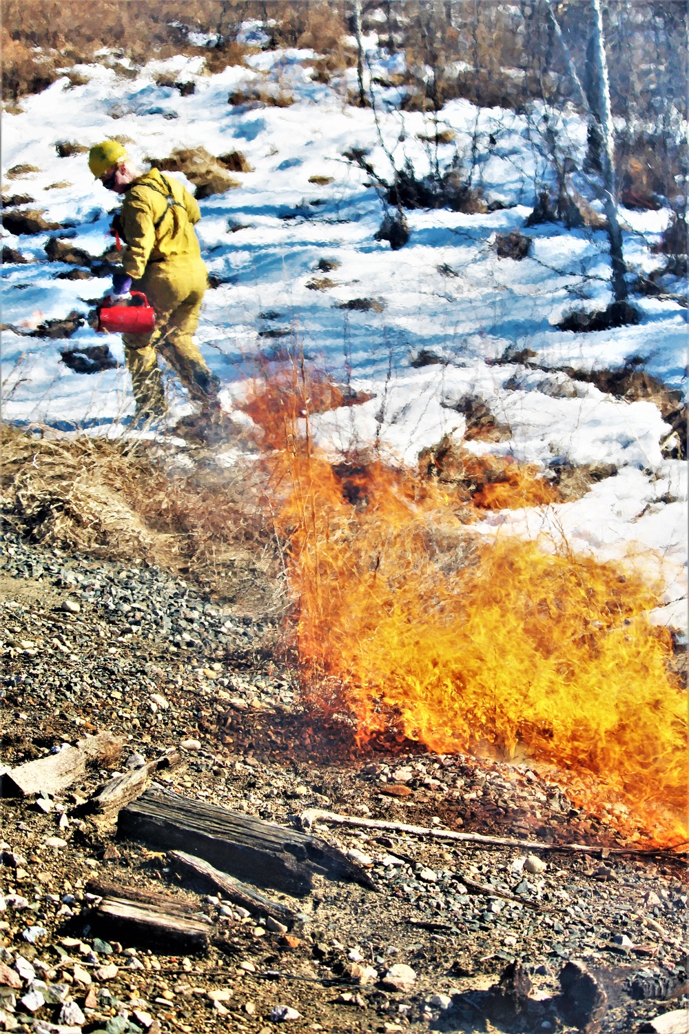 Fort McCoy holds 2023’s first prescribed burn at installation