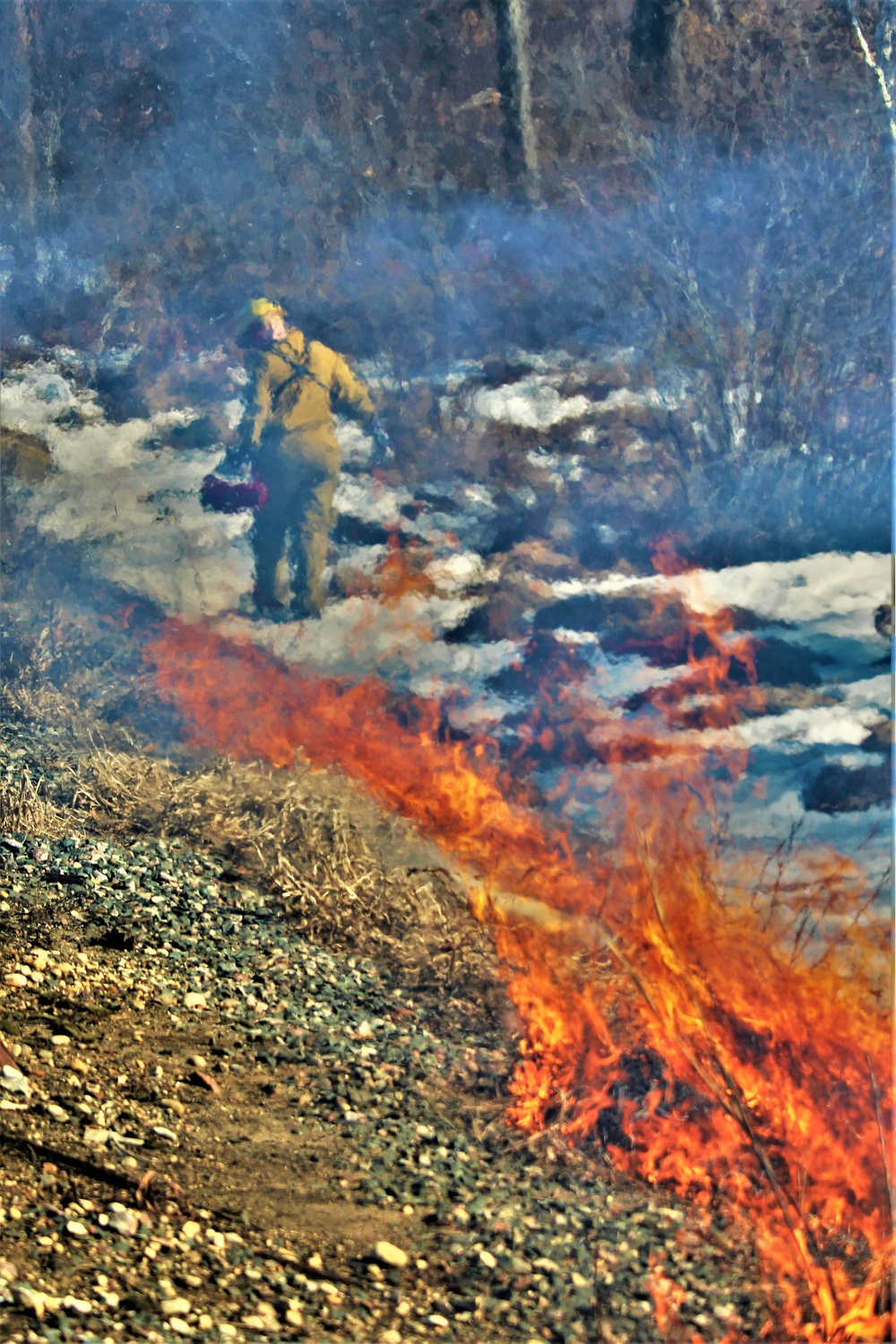 Fort McCoy holds 2023’s first prescribed burn at installation