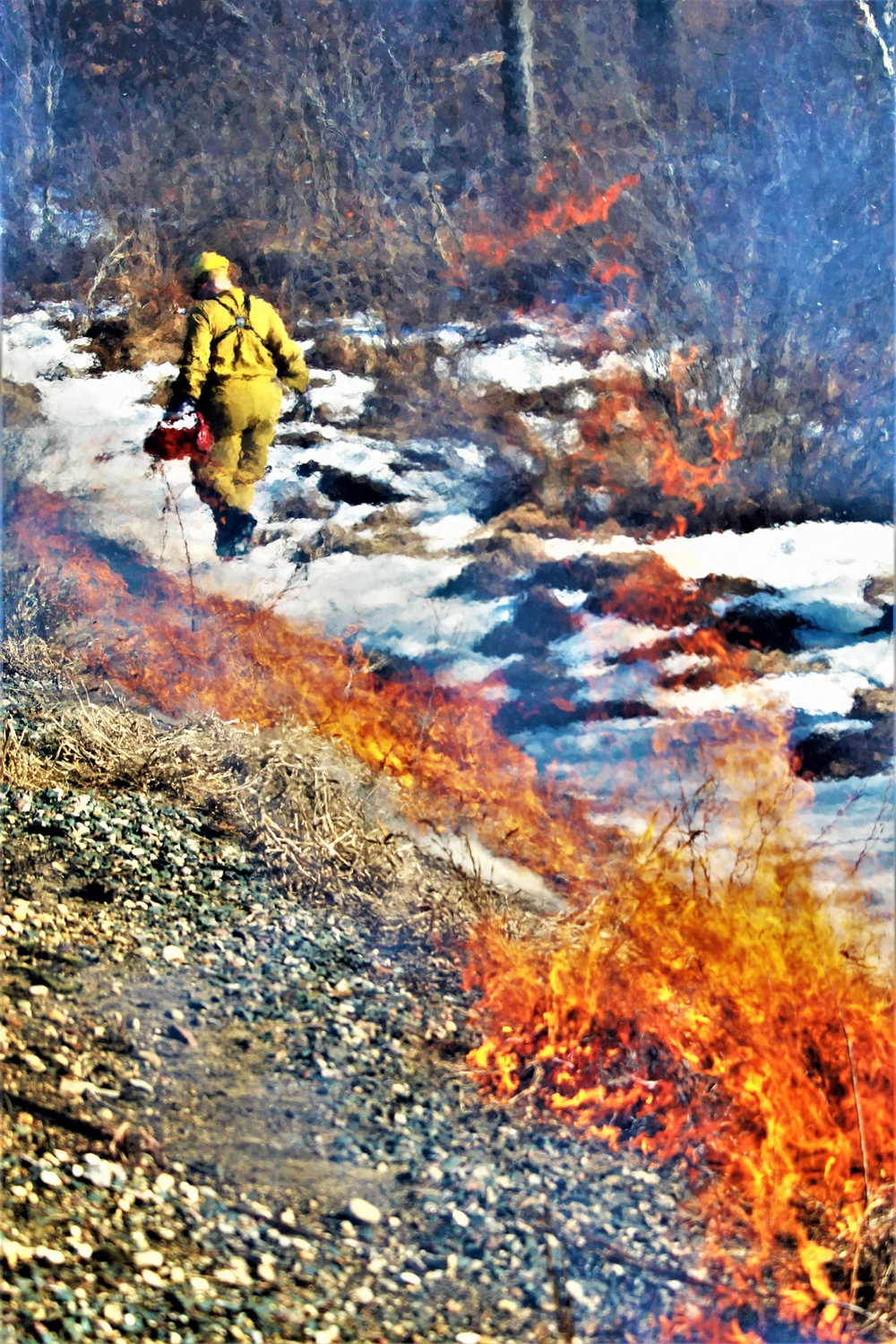 Fort McCoy holds 2023’s first prescribed burn at installation