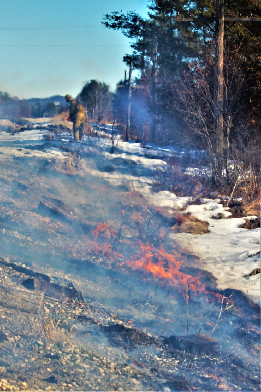 Fort McCoy holds 2023’s first prescribed burn at installation