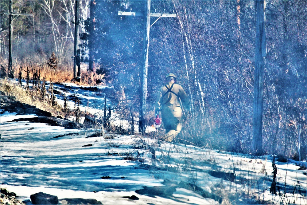 Fort McCoy holds 2023’s first prescribed burn at installation