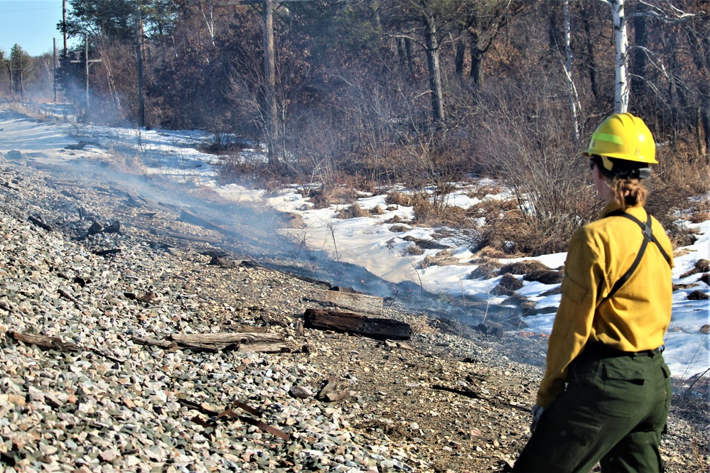 Fort McCoy holds 2023’s first prescribed burn at installation