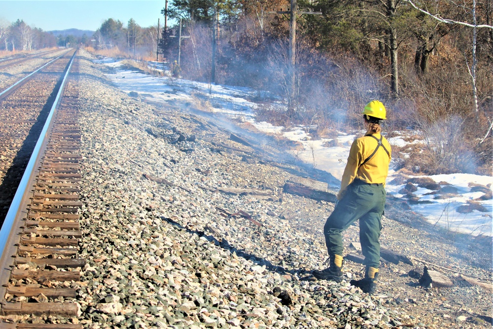 Fort McCoy holds 2023’s first prescribed burn at installation