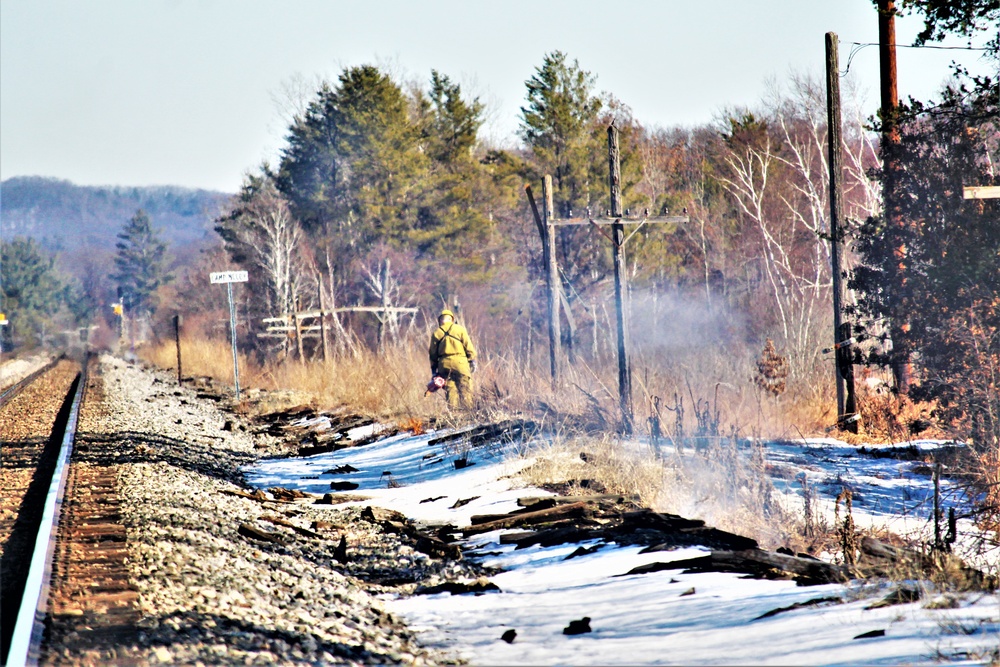 Fort McCoy holds 2023’s first prescribed burn at installation