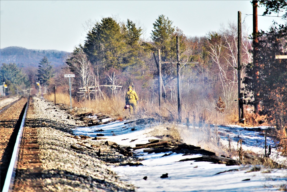 Fort McCoy holds 2023’s first prescribed burn at installation