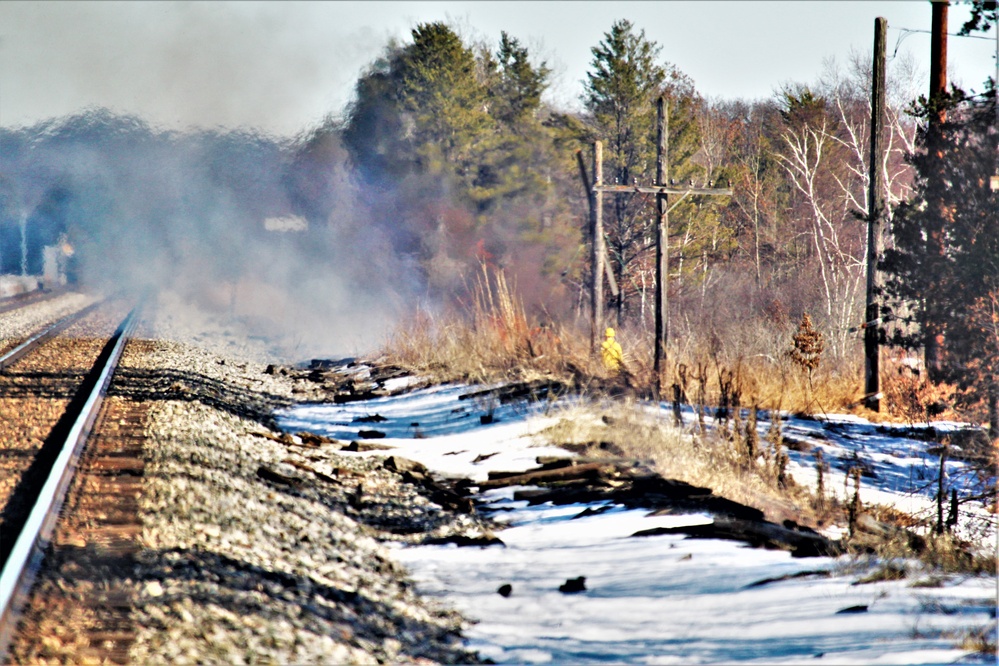 Fort McCoy holds 2023’s first prescribed burn at installation