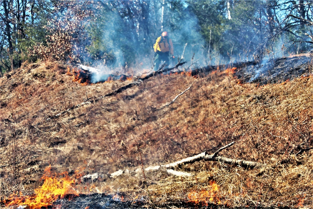 Fort McCoy holds 2023’s first prescribed burn at installation