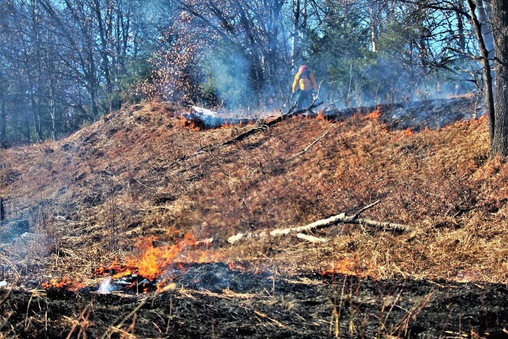 Fort McCoy holds 2023’s first prescribed burn at installation