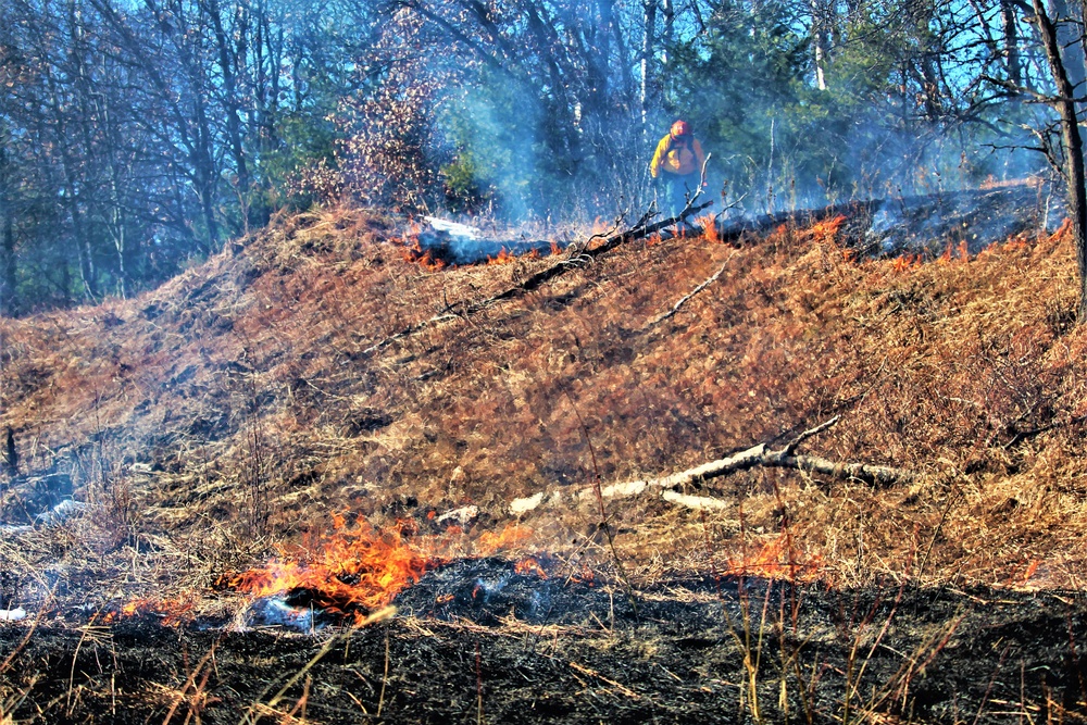 Fort McCoy holds 2023’s first prescribed burn at installation