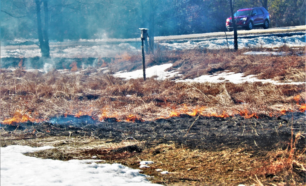 Fort McCoy holds 2023’s first prescribed burn at installation