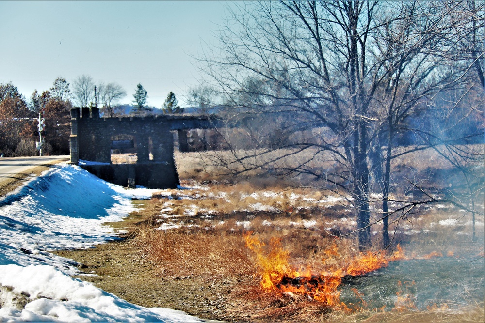 Fort McCoy holds 2023’s first prescribed burn at installation