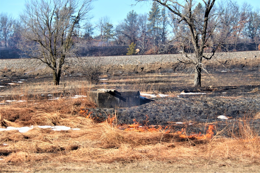 Fort McCoy holds 2023’s first prescribed burn at installation