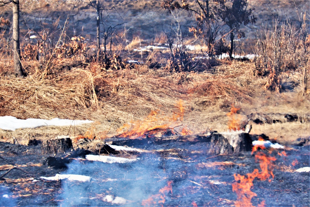 Fort McCoy holds 2023’s first prescribed burn at installation