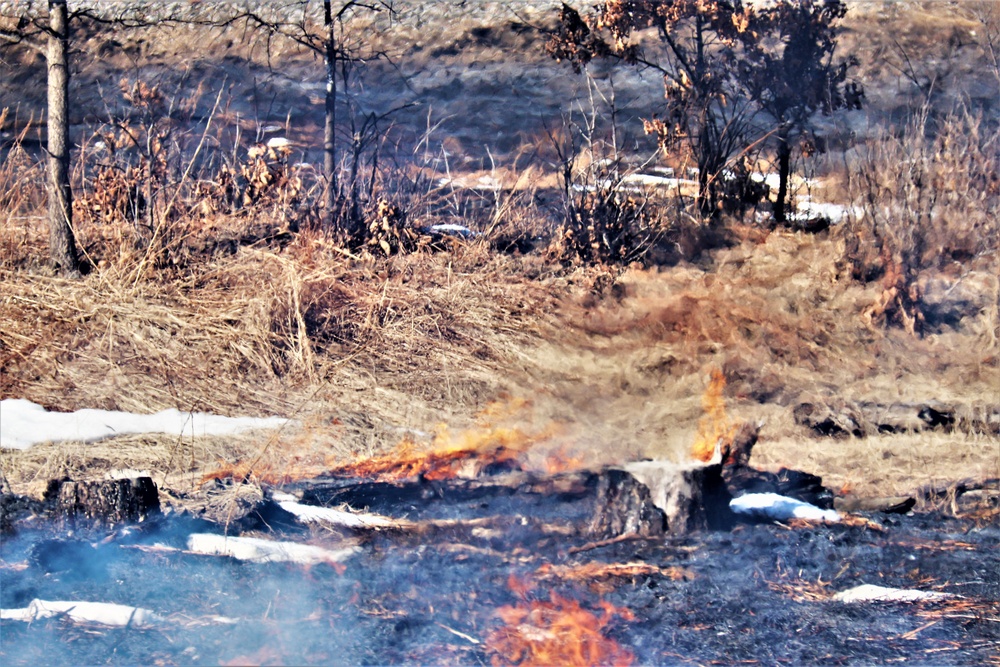 Fort McCoy holds 2023’s first prescribed burn at installation