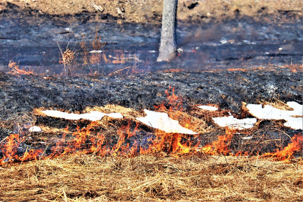 Fort McCoy holds 2023’s first prescribed burn at installation