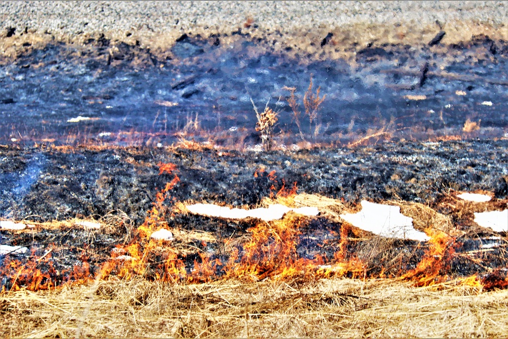 Fort McCoy holds 2023’s first prescribed burn at installation