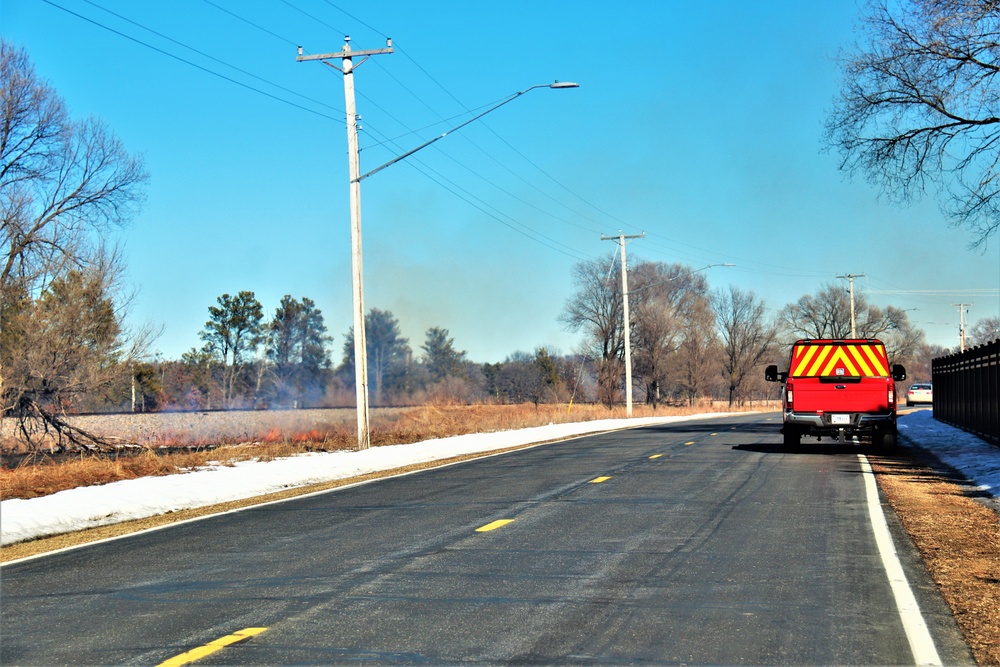 Fort McCoy holds 2023’s first prescribed burn at installation