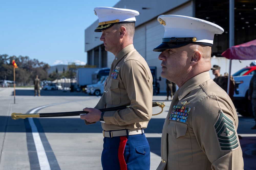 H&amp;HS welcomes new Sergeant Major aboard MCAS Camp Pendleton