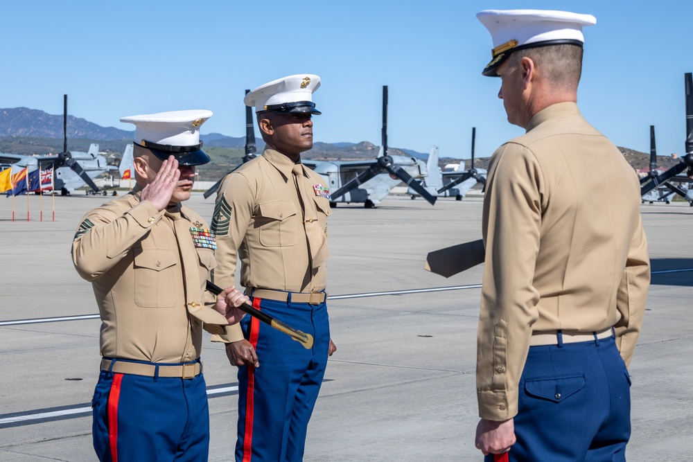 H&amp;HS welcomes new Sergeant Major aboard MCAS Camp Pendleton