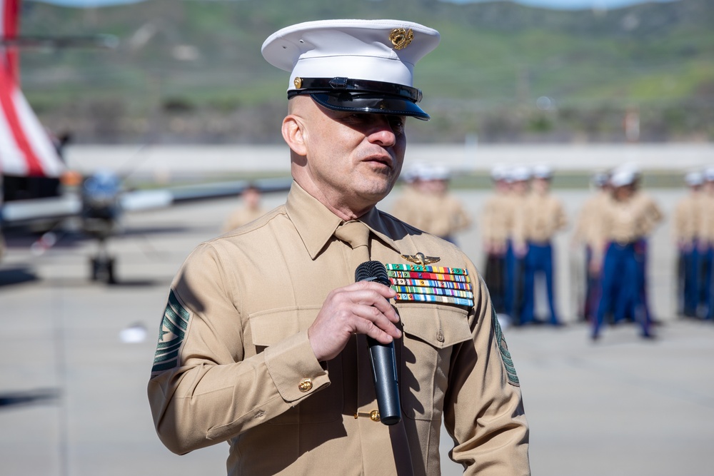 H&amp;HS welcomes new Sergeant Major aboard MCAS Camp Pendleton