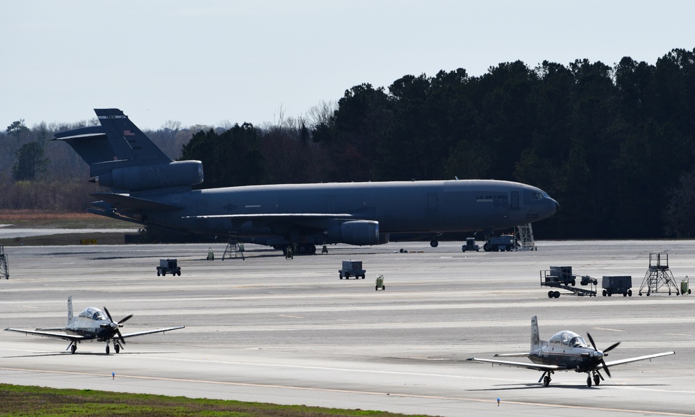 Aircraft arrive for Accelerating the Legacy 2023