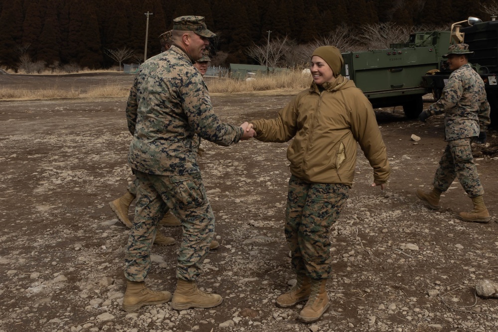 Col. Danner visits CLB 31