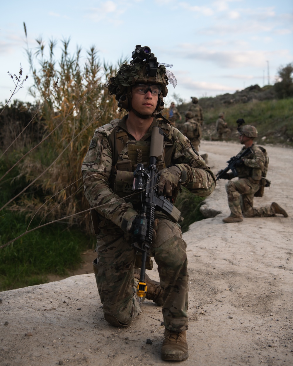 Able Company Paratroopers Conduct Squad Training with Cypriot Troops