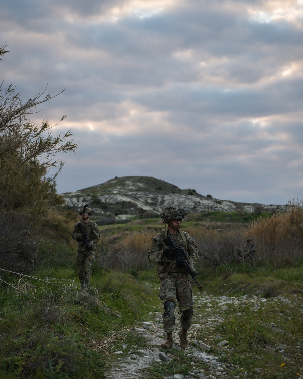 Able Company Paratroopers Conduct Squad Training with Cypriot Troops