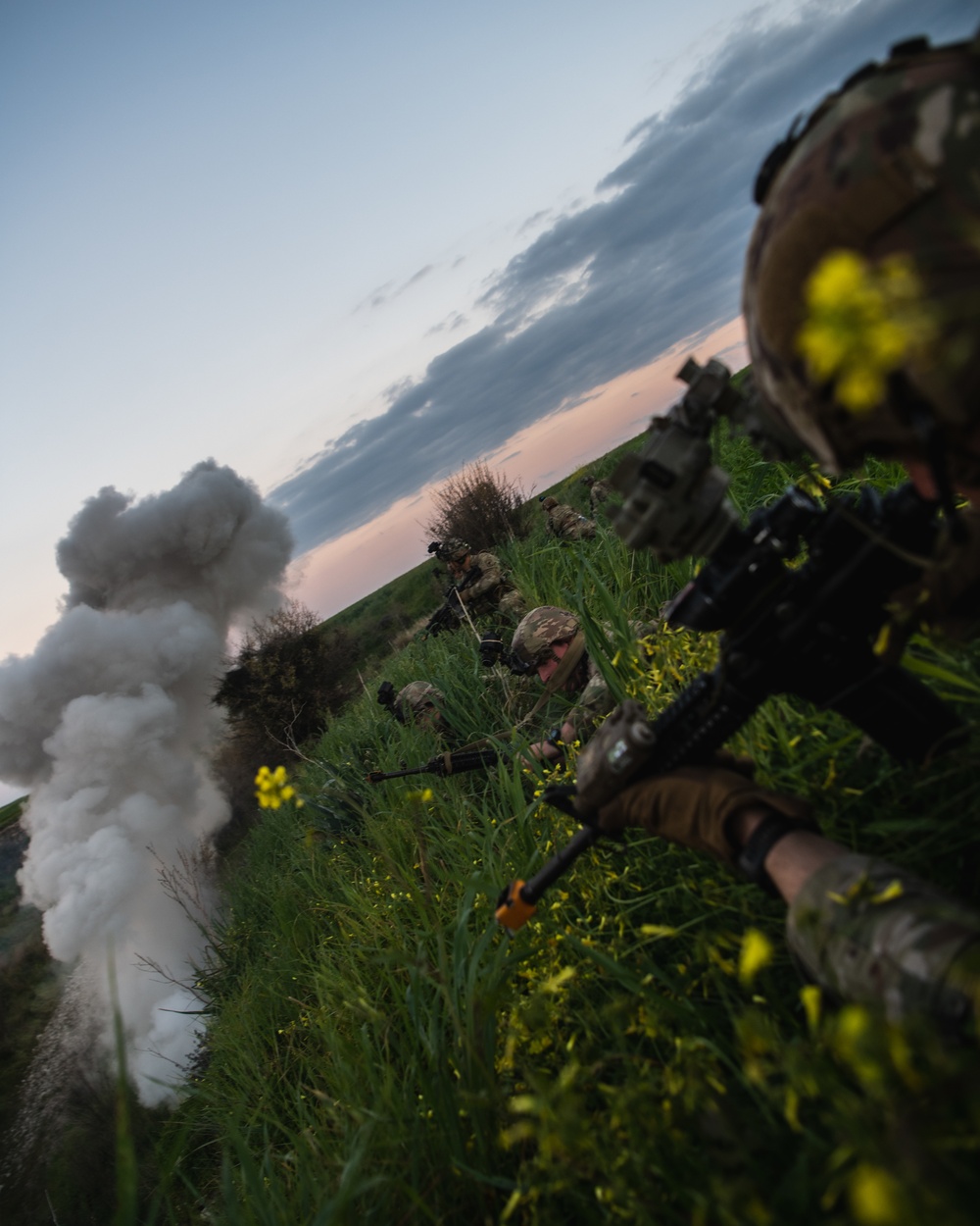 Able Company Paratroopers Conduct Squad Training with Cypriot Troops