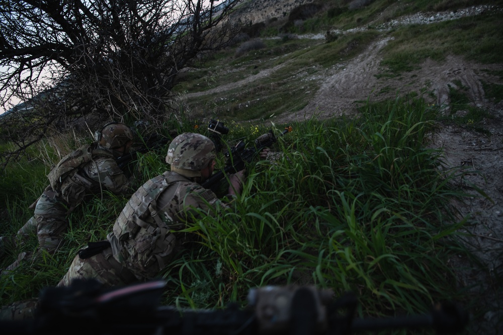 Able Company Paratroopers Conduct Squad Training with Cypriot Troops