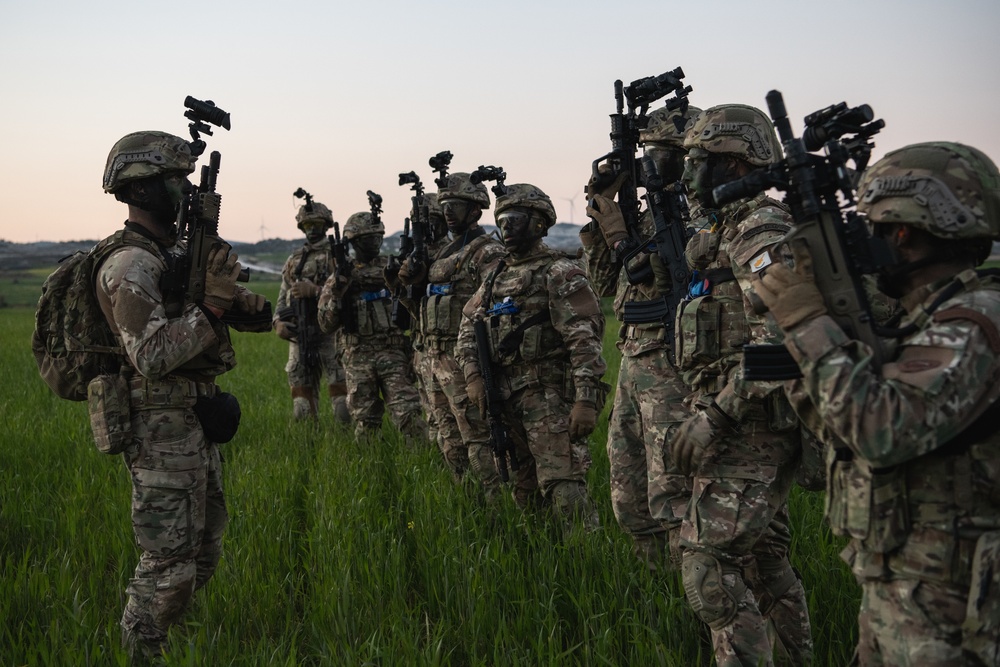 Able Company Paratroopers Conduct Squad Training with Cypriot Troops