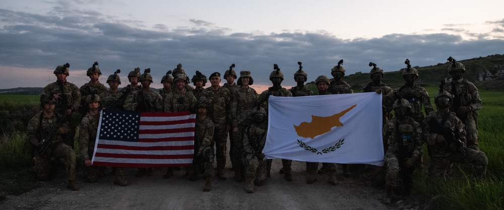 Able Company Paratroopers Conduct Squad Training with Cypriot Troops