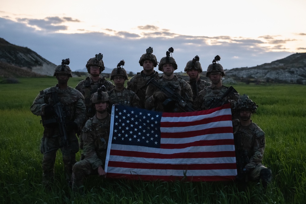 Able Company Paratroopers Conduct Squad Training with Cypriot Troops