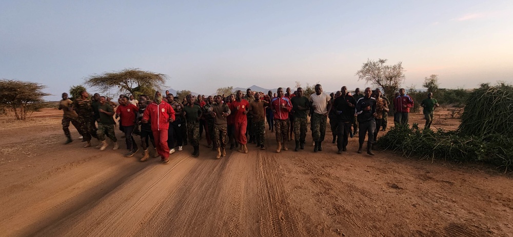 U.S., Kenyan, Ugandan Forces build camaraderie through fitness