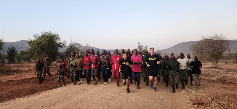 U.S., Kenyan, Ugandan Forces build camaraderie through fitness