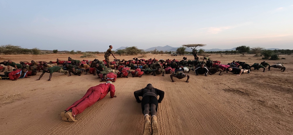 U.S., Kenyan, Ugandan Forces build camaraderie through fitness