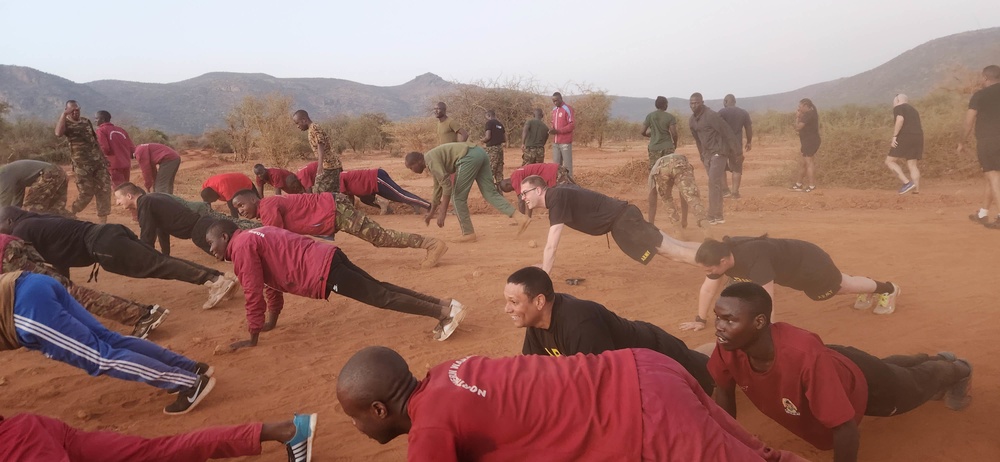 U.S., Kenyan, Ugandan Forces build camaraderie through fitness