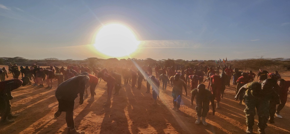 U.S., Kenyan, Ugandan Forces build camaraderie through fitness