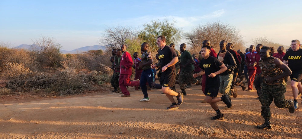 U.S., Kenyan, Ugandan Forces build camaraderie through fitness