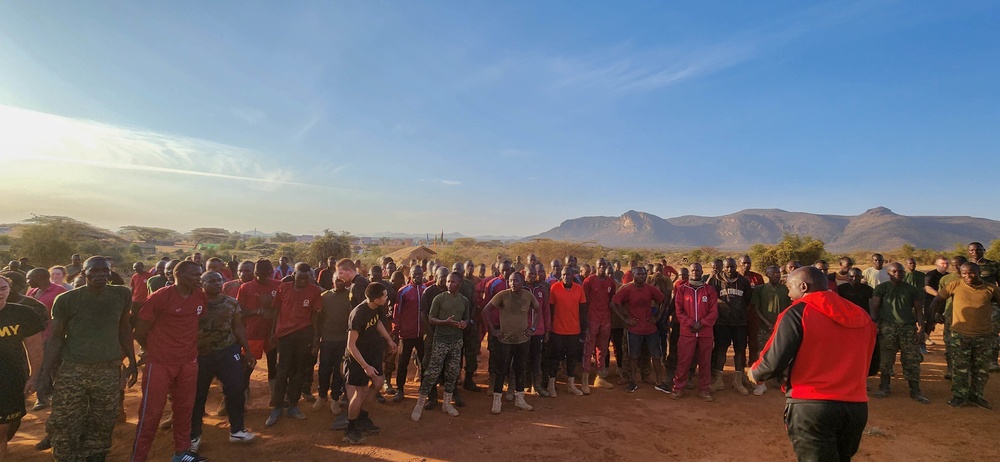 U.S., Kenyan, Ugandan Forces build camaraderie through fitness