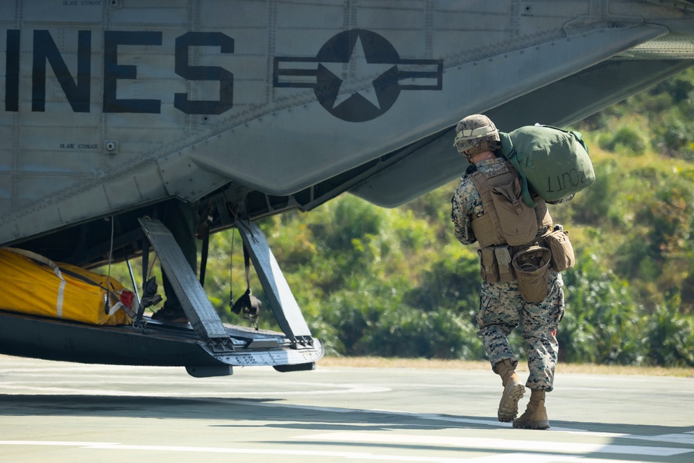 Jungle Warfare Exercise 23 Aerial Resupply