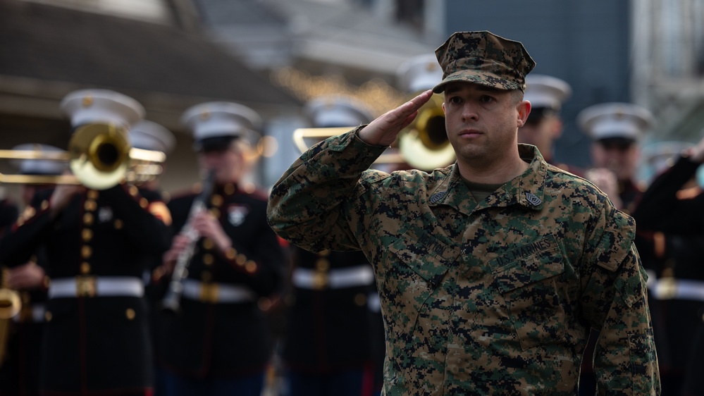 U.S. Marines Participate in New Orleans Mardi Gras Parades