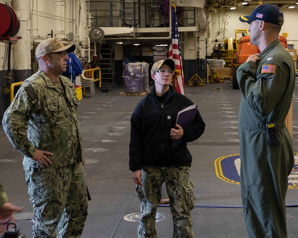 USS Tripoli Hosts Amphibious Squadron One Triads