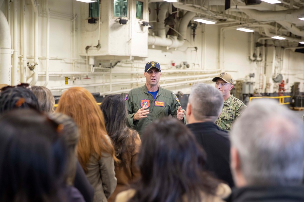 USS Tripoli Hosts Lead San Diego Impact Program Participants